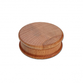 Canamix Esche Holz Magnetischer Grinder mit Metallstiften 2-teilig