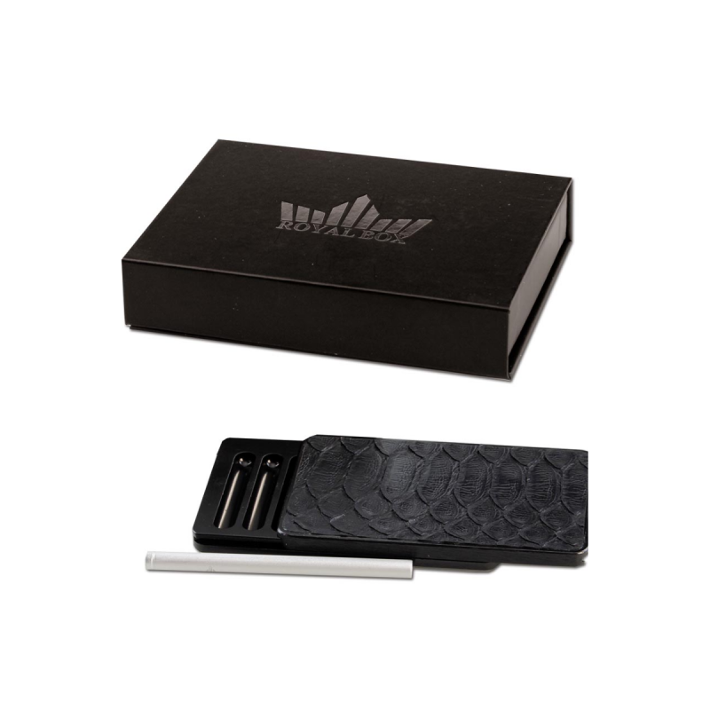 Royal Box Python Schnupf-Set mit Ziehröhrchen