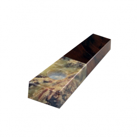 Specksteinpfeife mit Shishamholz 8,5cm