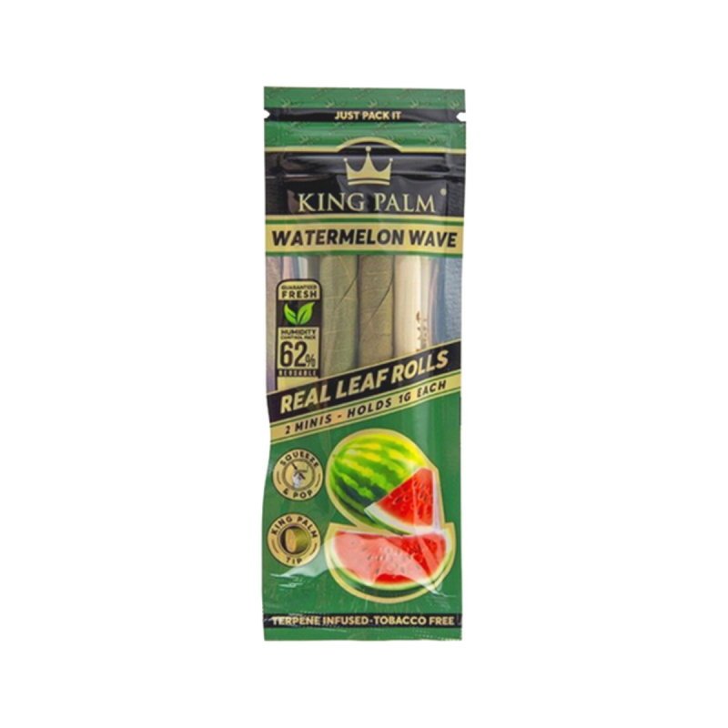 King Palm Mini Rolls WATERMELON WAVE 2 Stk.