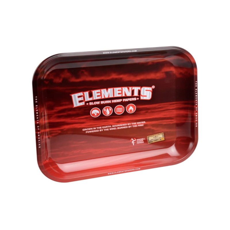 Elements Tablett Rolling Tray Rot