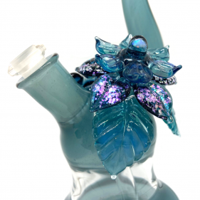 Mars Glassworks 'Blue Flower-Spinner' Dabbing Rig