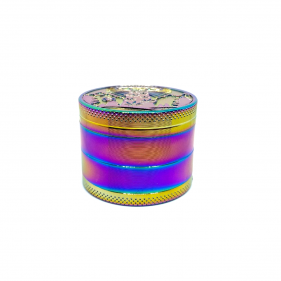 '420 UFO' Aluminium Grinder 4-teilig Regenbogen