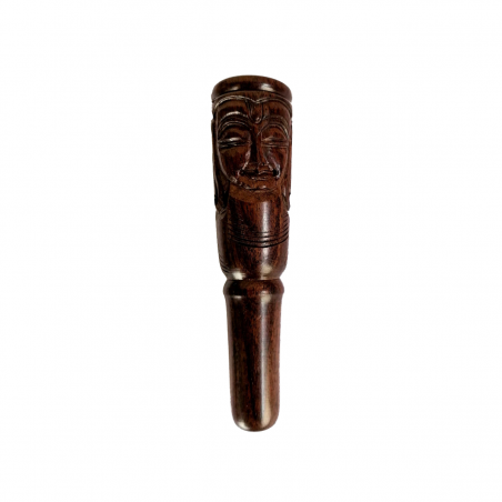 Sadhus Geschnitztes Holz Chillum 10,5cm