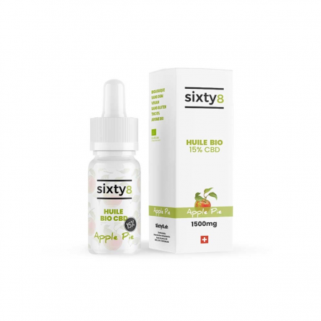 Sixty8 Breitspektrum CBD Öl Apple Pie 10ml 15%