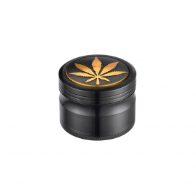'GOLDEN LEAF' Aluminium Grinder 4-teilig