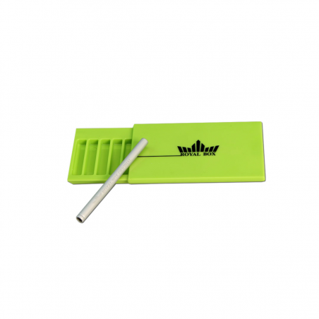 Royal Box Schnupf-Set mit Ziehröhrchen Grün