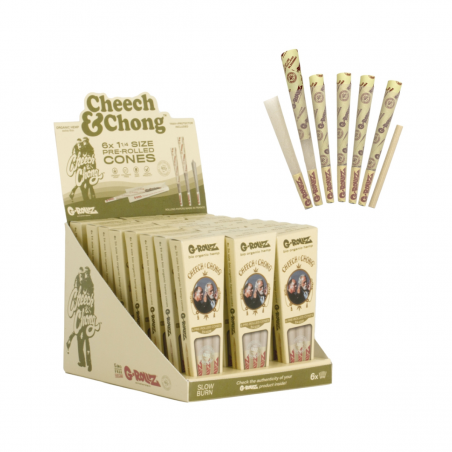 G-Rollz Cheech & Chong Organic Hemp Cones 6 Stk.