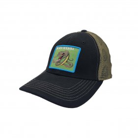 Lauren Rose 'Black Mamba' 420 Trucker Hat Basecap Schwarz