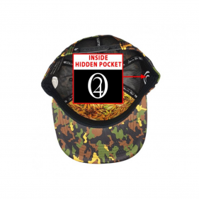 Lauren Rose 'Buddha Cheese' 420 Snapback Basecap Camo
