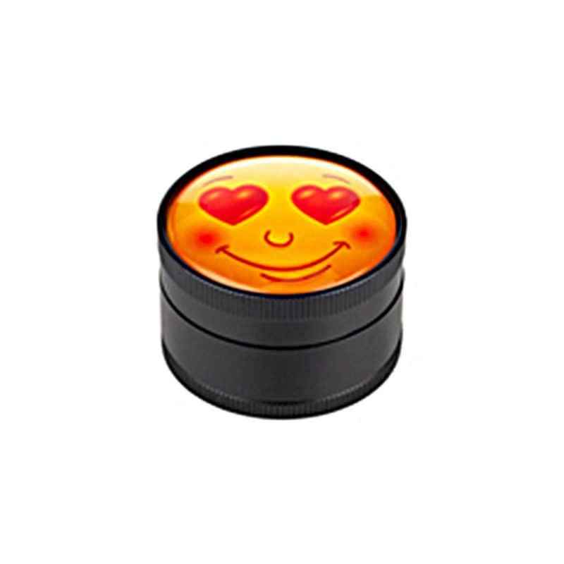 Emoji Herzen Aluminium Grinder 3-teilig