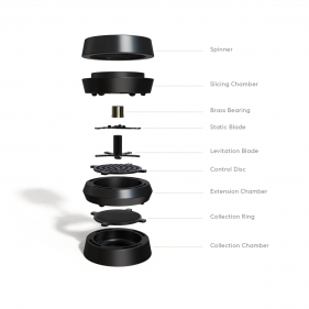 HOJ 'KLIP' Edelstahl Grinder