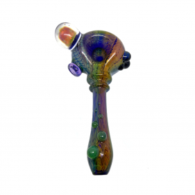 Daydream Glass Glaspfeife mit Murmel Grün-Blau