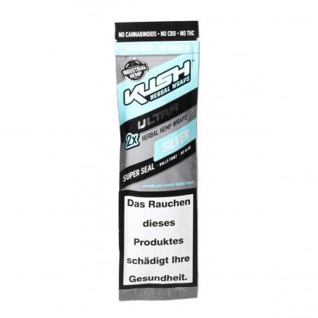 Kush Herbal Wraps Silver 2 Stk.