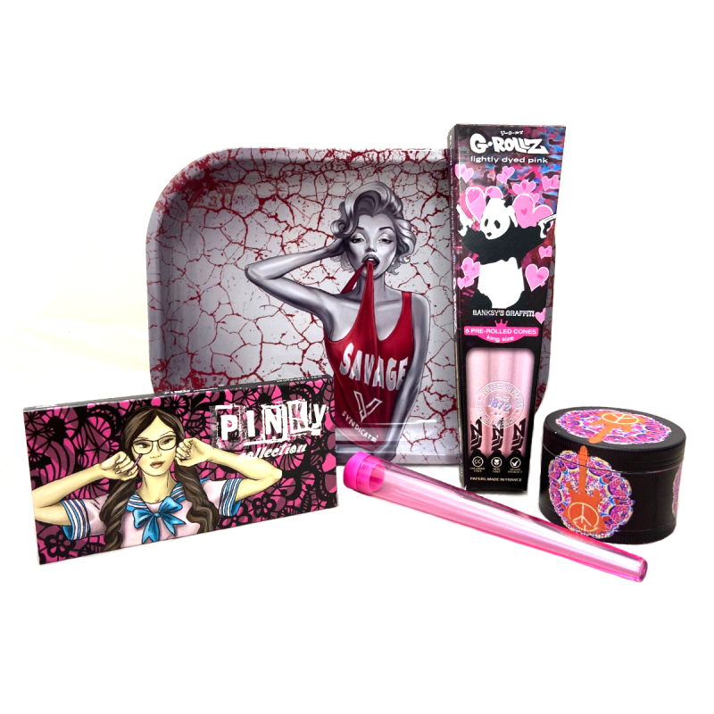 'Pink Diva' Smoking Set