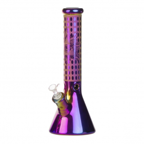 Purple Illuminate Borosilikatglas Bong