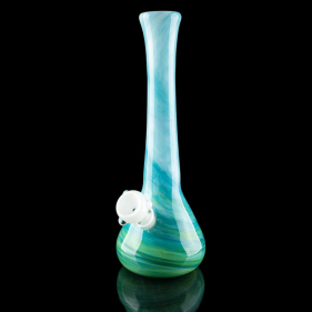 Noble Glass Medium Softglas Beakerbong Blau-Grün